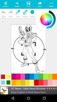 Cartoon Coloring : Power Rangers Edition screenshot 4