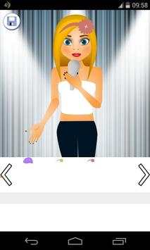 singer dress up games screenshot 3