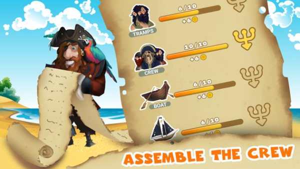 Pirate Henry Four Fingers. Clicker games screenshot 2