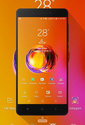 Orange Wallpaper screenshot 2