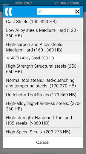 FSWizard Machinist Calculator скриншот 3