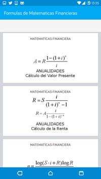 Formulas de Matemáticas Financieras screenshot 3