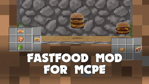 Fast Food Mod for Minecraft PE 🍟 1 تصوير الشاشة