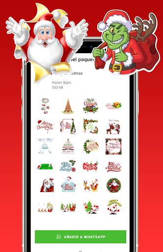 Christmas Stickers for whatsapp - WAStickerapps screenshot 1