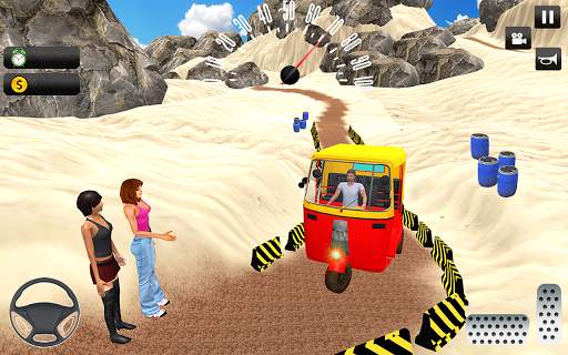 New Tuk Tuk Auto Rickshaw Driver 2020 🛺 Taxi game screenshot 3