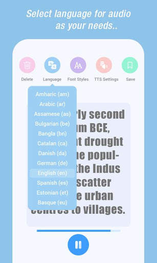 Text to Voice: Mobile Text Reader 3 تصوير الشاشة