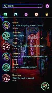 GO SMS PRO NIGHT CLUB THEME screenshot 2