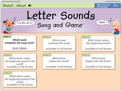 Letter Sounds Song and Game™ (Lite) screenshot 10