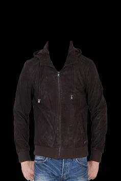Man Leather Jacket Photo screenshot 3