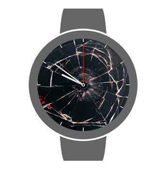 Broken Window Watch Face screenshot 2