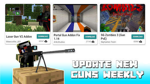 Actual guns mod 3D for MCPE screenshot 8