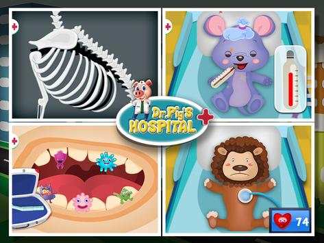 Dr. Pig's Hospital - Kids Game screenshot 9