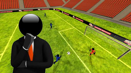 Stickman Football (Soccer) 3D screenshot 2