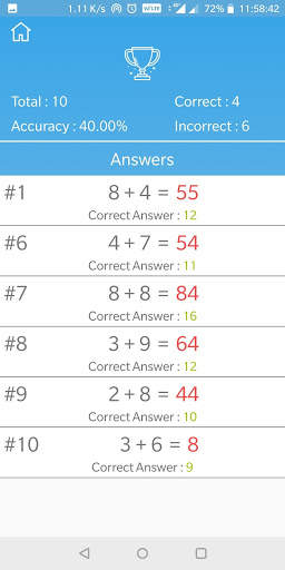 RapidMaths screenshot 7