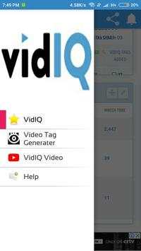 VidIQ 1 تصوير الشاشة