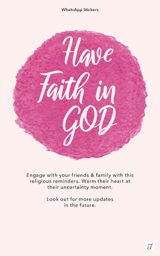 Have Faith in God Stickers for WhatsApp screenshot 8
