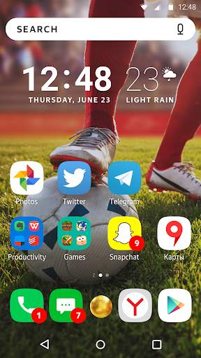 Football theme for Yandex Launcher screenshot 5