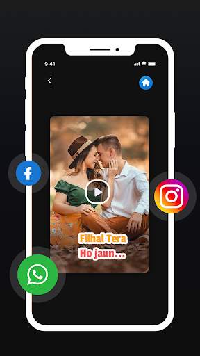 Vidly  Photo Lyrical Video Status Maker With Music screenshot 4