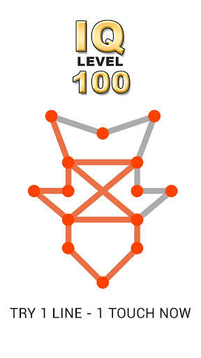 1 Line 1 Touch - Free Puzzle Game screenshot 1