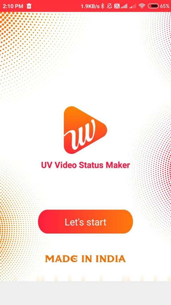 UV Video Status Maker 2 تصوير الشاشة