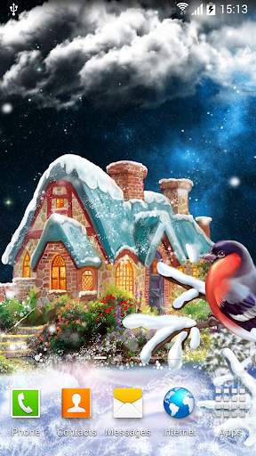 Winter Landscape Wallpaper 2 تصوير الشاشة