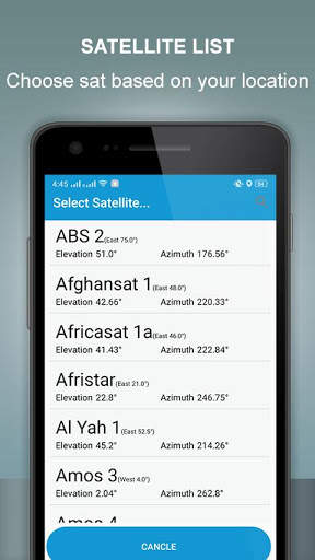 Satfinder (Dish Pointer ) Compass Level screenshot 2