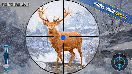Snow Wild Animal Shooting Game 2 تصوير الشاشة