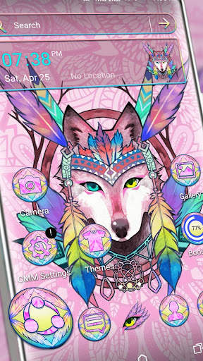 Dream Catcher Wolf Theme screenshot 1