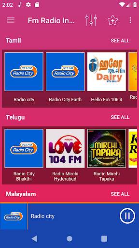 Online Radios - Indian Radio Channels FM screenshot 2