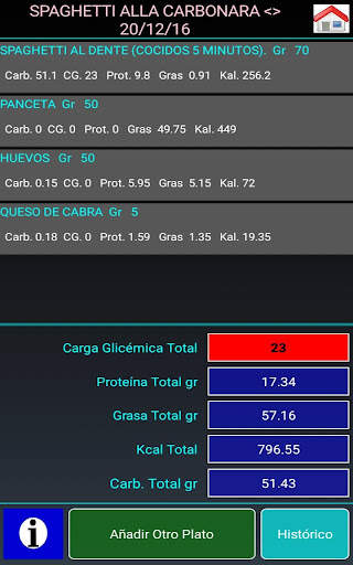 Índice glucém y la carga  Lite screenshot 21