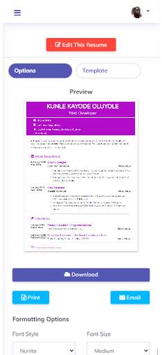 My CV Creator screenshot 6