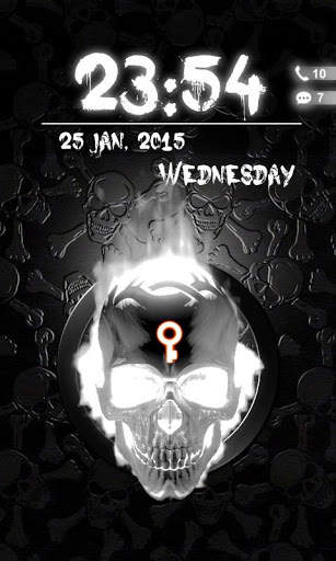 GO Locker FireSkull Free Gray screenshot 2
