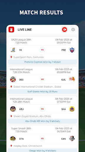 Cricket Live Line screenshot 3