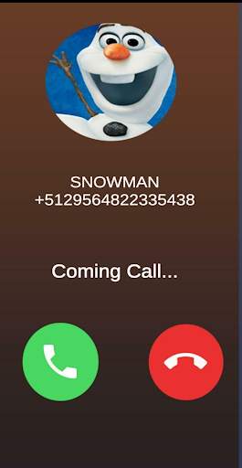 Snowman 📱 video call   chat (game simulation) screenshot 3