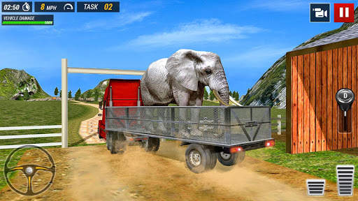 Offroad Truck Animal Transport Games screenshot 3
