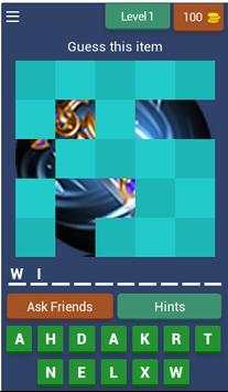 Mobile Legends : Guess the Items screenshot 1