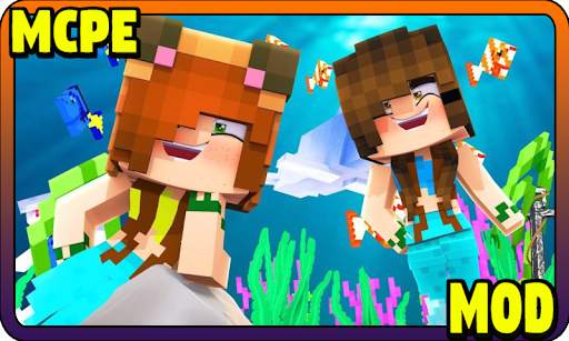 Mermaid MCPE - Minecraft Mod screenshot 1