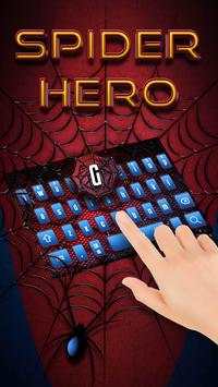 Spider Hero Keyboard Theme screenshot 2