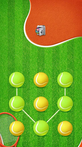 AppLock Theme Tennis 1 تصوير الشاشة