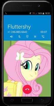 Fake Call From Fluttershy 4 تصوير الشاشة