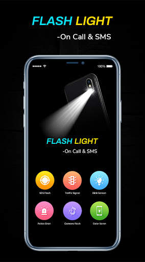 Mobile Color Flash Alert - Call & SMS screenshot 4