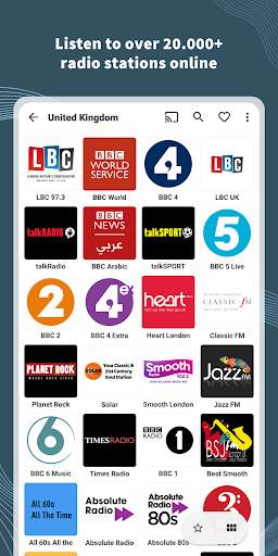VRadio - Online Radio Player & Radio Recorder screenshot 1