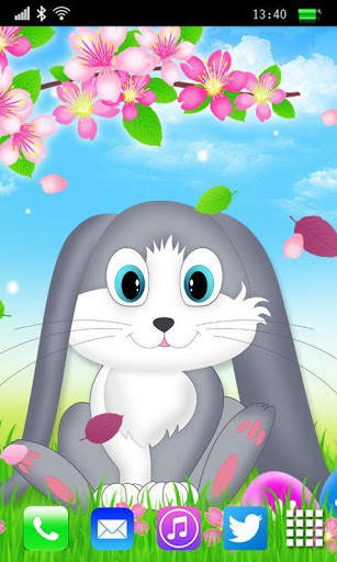 Easter Bunny Live Wallpaper screenshot 2
