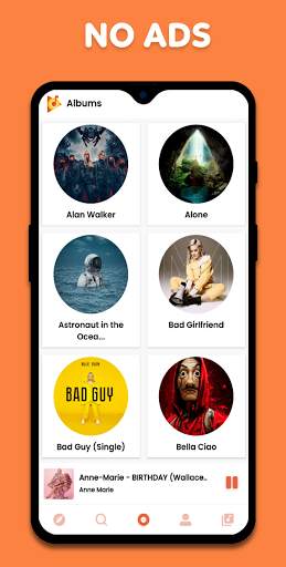 XD Music Player - NO ADS 4 تصوير الشاشة