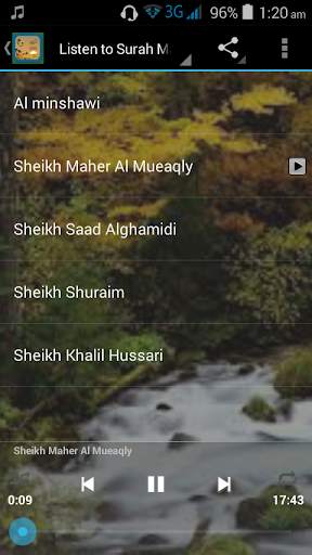 Surah Maryam Offline Free Mp3 скриншот 1