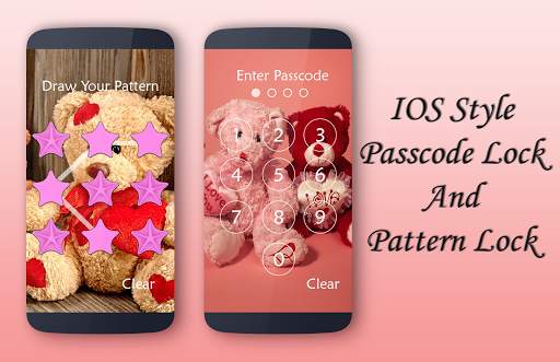 Teddy Bear Lock Screen 3 تصوير الشاشة