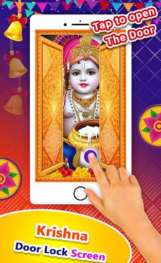 Krishna Door Lock Screen screenshot 1