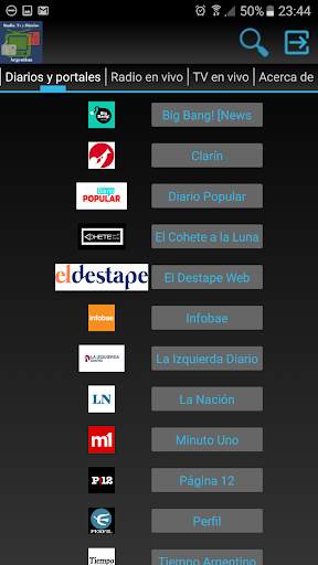 Radio, TV y Diarios de Argentina screenshot 3