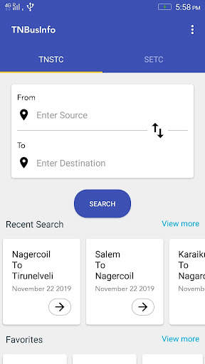 TN Bus Info - Tamilnadu TNSTC  screenshot 2
