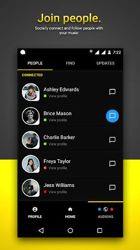 Audion - Social music player screenshot 2